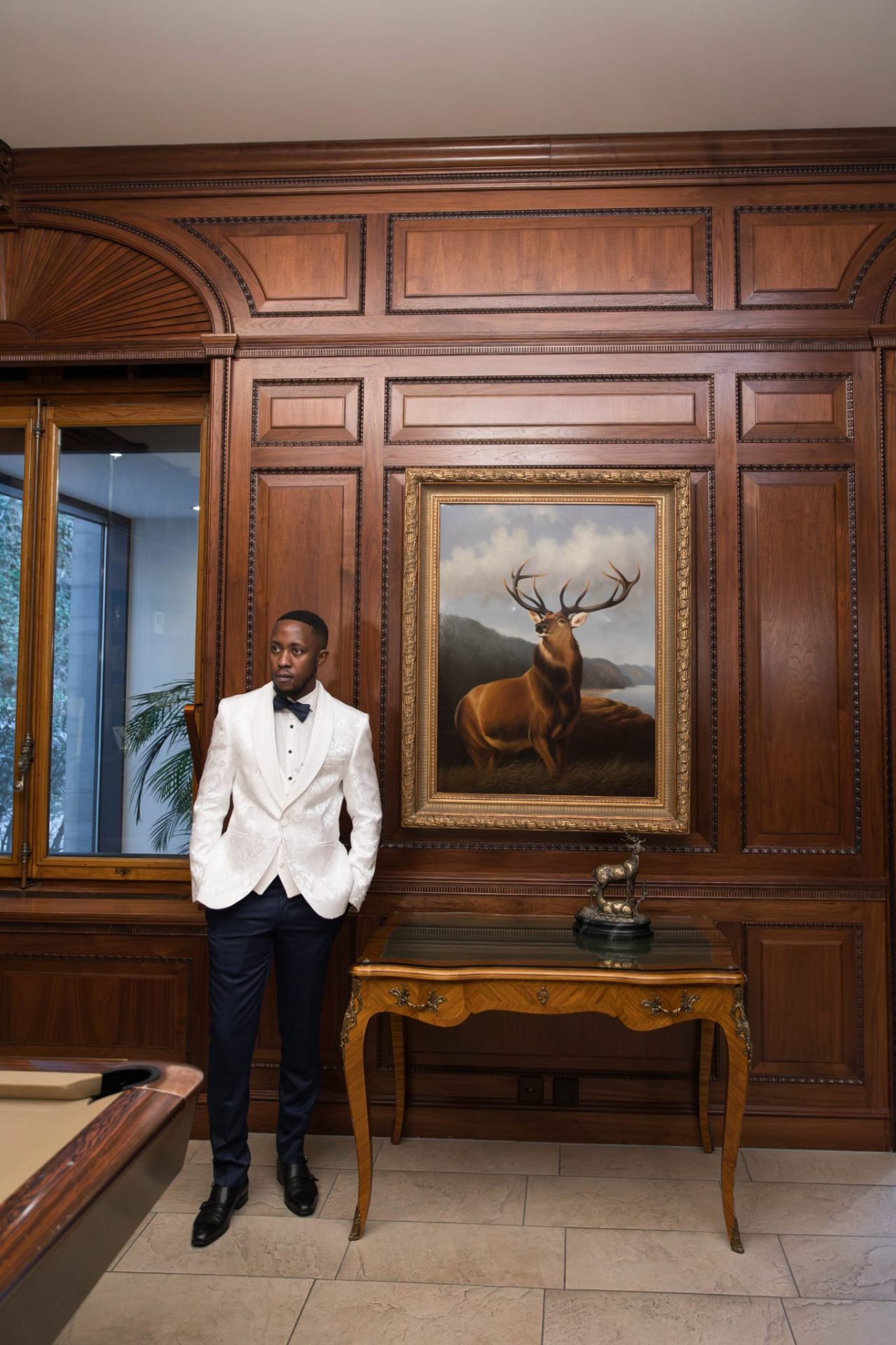 Maude et Ivan - Portrait du marié